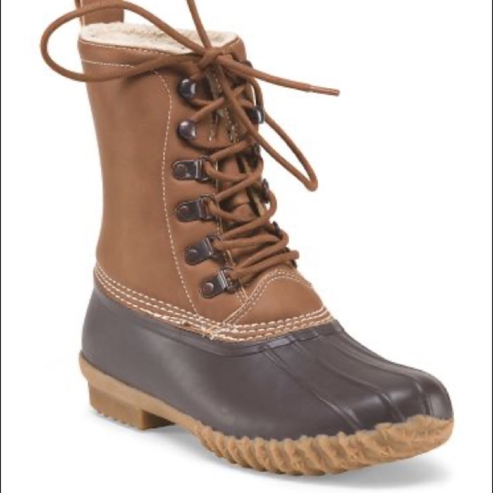 Girls Esprit lined duck boots sz 1